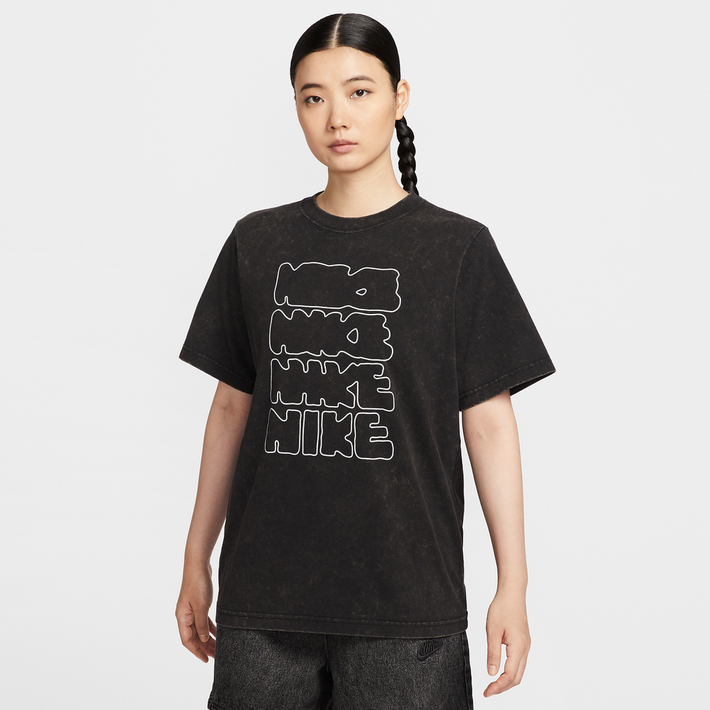 NIKE耐克2025女子AS W NSW SS TEE NK LOGO GCEL针织无领短TII0453-010