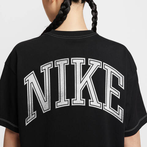 NIKE耐克2025女子AS W NSW STREET SS OS TEE针织无领短THV4973-010