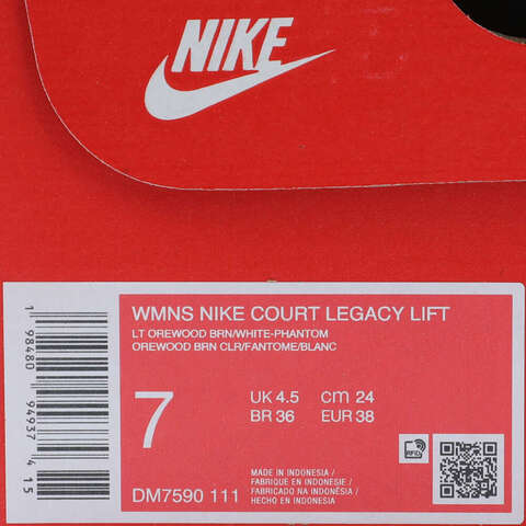 NIKE耐克2025女子WMNS NIKE COURT LEGACY LIFT休闲DM7590-111