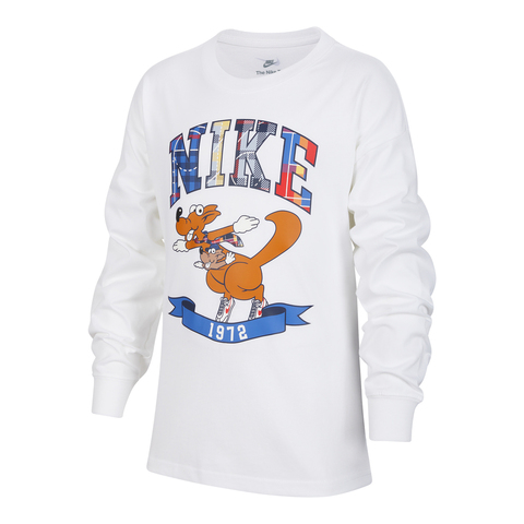 NIKE耐克2025大童K NSW LS TEE NSA GCEL针织无领长TII0470-100