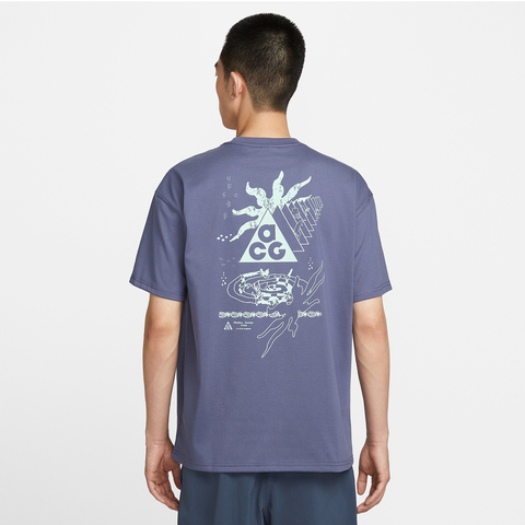 NIKE耐克2025男子AS M ACG DF TEE GCEL针织无领短TIH8660-508