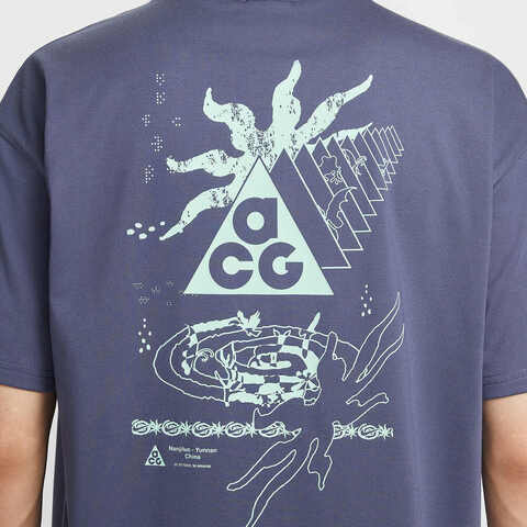 NIKE耐克2025男子AS M ACG DF TEE GCEL针织无领短TIH8660-508