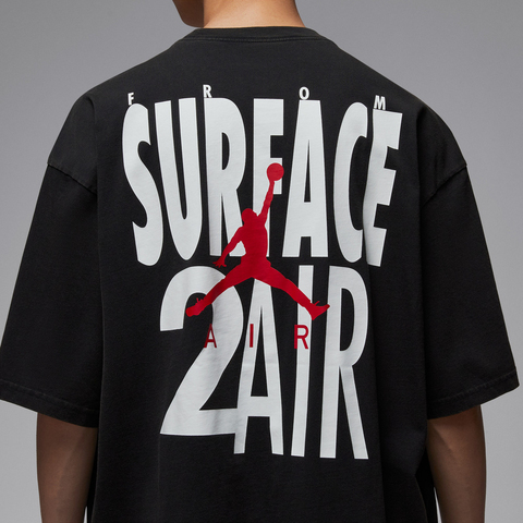 NIKE耐克2025男子AS M J BRK 2AIR REISSUE SS CRW针织无领短TIF1805-010