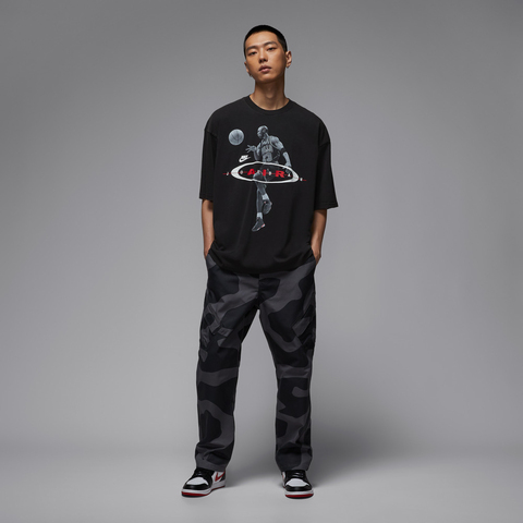 NIKE耐克2025男子AS M J BRK 2AIR REISSUE SS CRW针织无领短TIF1805-010