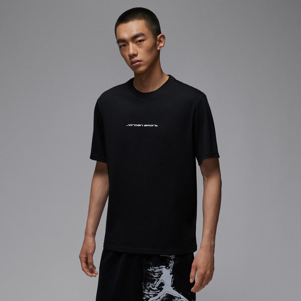 NIKE耐克2025男子AS M J JD SPRT BRND DF SS CREW针织无领短TIB6762-010