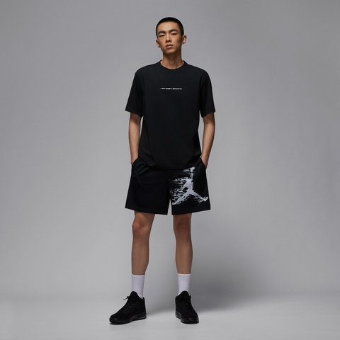 NIKE耐克2025男子AS M J JD SPRT BRND DF SS CREW针织无领短TIB6762-010