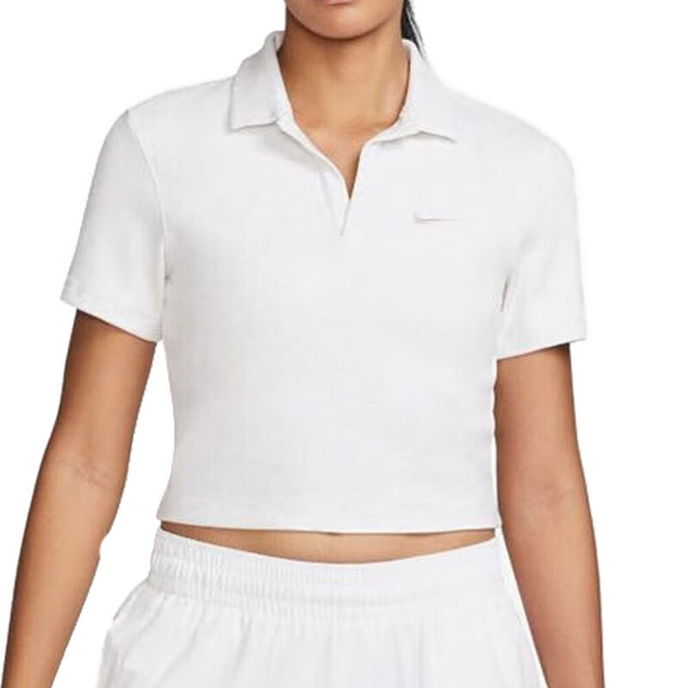 NIKE耐克2025女子AS W NSW ESSNTL SS POLO CRP TO针织有领短TDV7885-051
