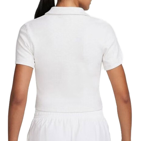 NIKE耐克2025女子AS W NSW ESSNTL SS POLO CRP TO针织有领短TDV7885-051