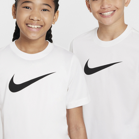 NIKE耐克2025大童K NK DF LGD TEE SWOOSH HBR针织无领短TFZ5199-100