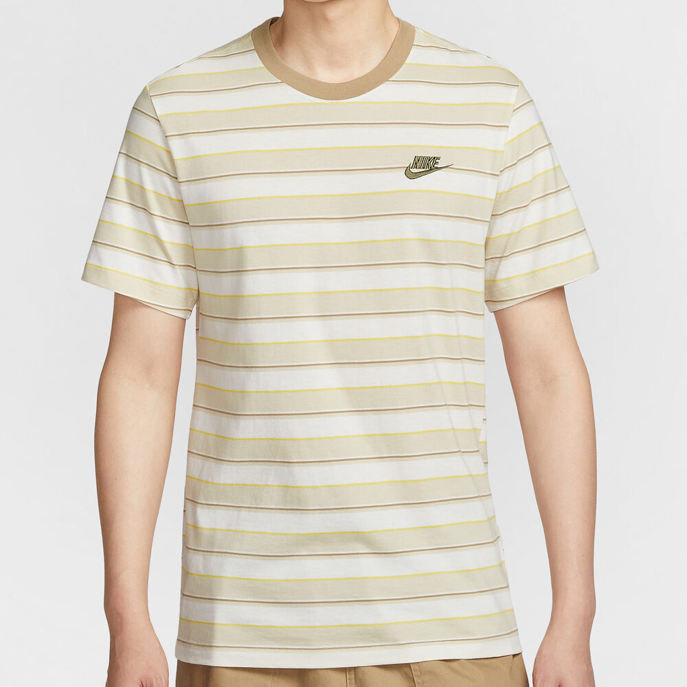 NIKE耐克2025男子AS M NSW TEE CLUB STRIPE SP25针织无领短THJ0551-247