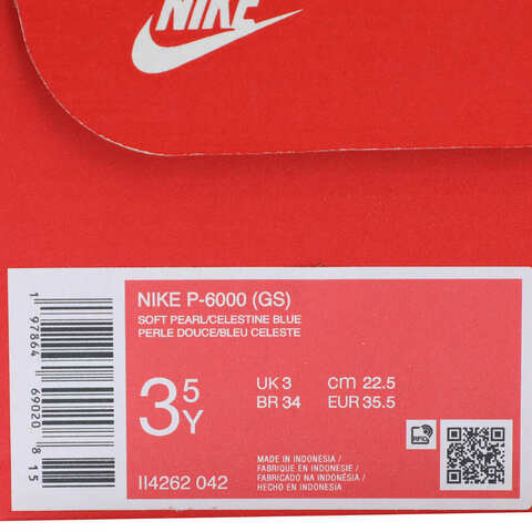 NIKE耐克2025男大童NIKE P-6000 (GS)儿童II4262-042