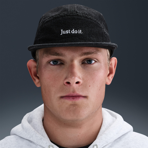 NIKE耐克2025中性U NK FLY CAP U FB DENIM JDI L平沿帽IB2345-010