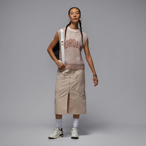 NIKE耐克2025女子AS W J FLT KNIT VEST GFX毛线背心HQ9191-200