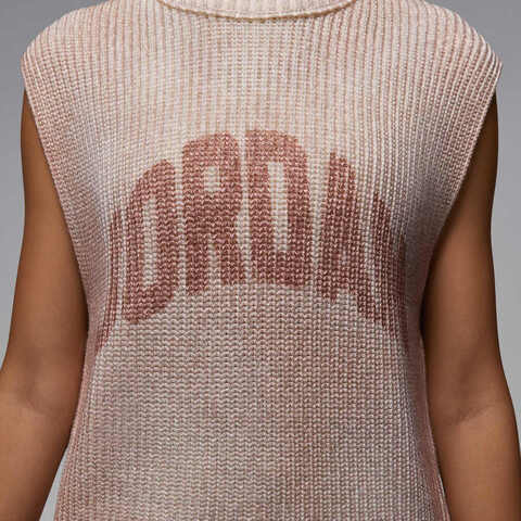 NIKE耐克2025女子AS W J FLT KNIT VEST GFX毛线背心HQ9191-200