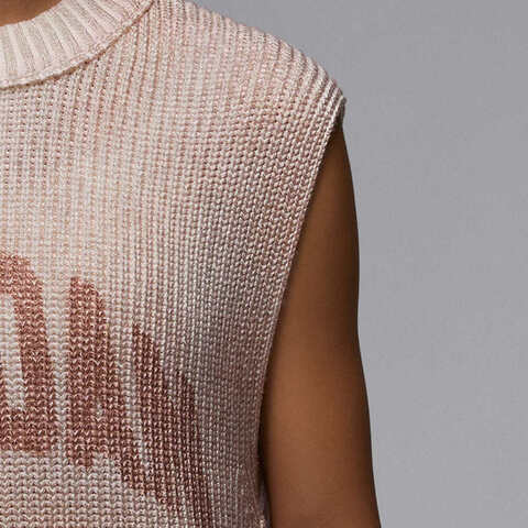 NIKE耐克2025女子AS W J FLT KNIT VEST GFX毛线背心HQ9191-200