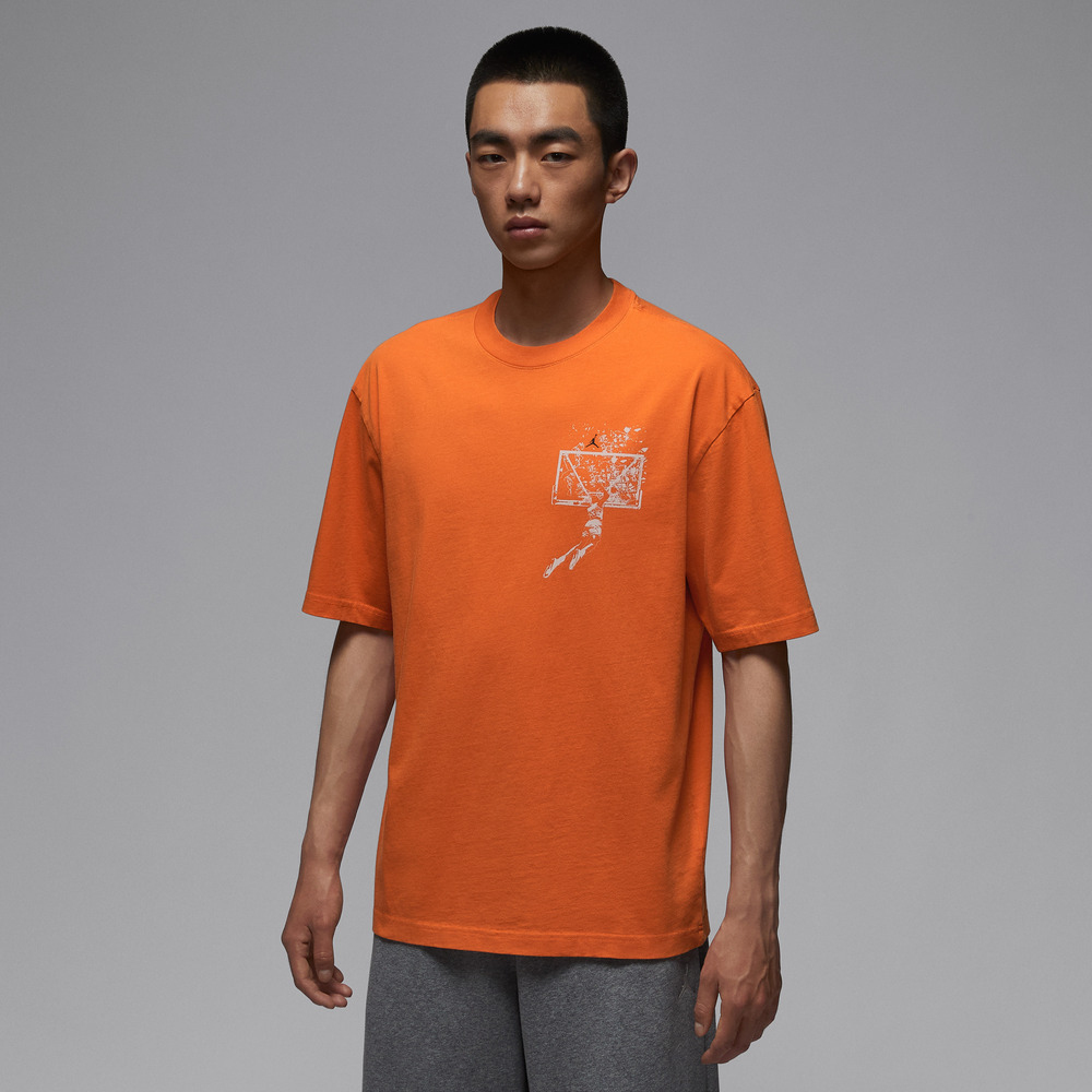 NIKE耐克2025男子AS M J BRK SBB OVSZ GFX SS CRW针织无领短TIB3298-805