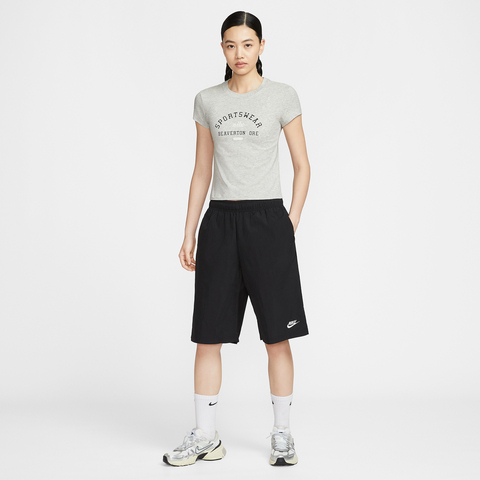 NIKE耐克2025女子AS W NSW PHOENIX SS SLIM TEE针织无领短THV4975-050