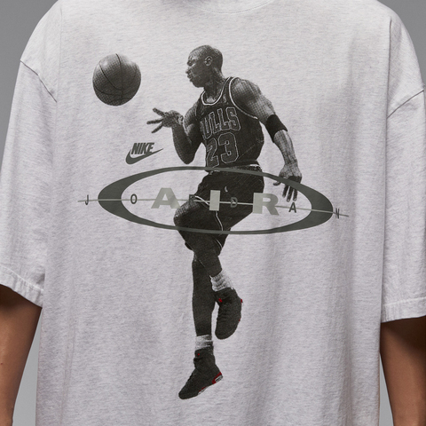 NIKE耐克2025男子AS M J BRK 2AIR REISSUE SS CRW针织无领短TIF1805-051