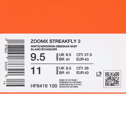 NIKE耐克2025男子ZOOMX STREAKFLY 2跑步HF6416-100