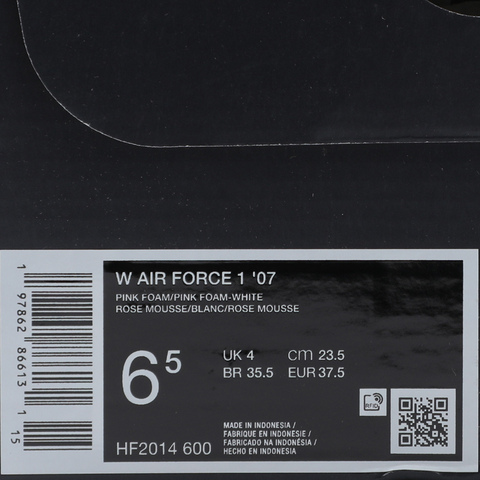 NIKE耐克2025女子W AIR FORCE 1 '07休闲HF2014-600