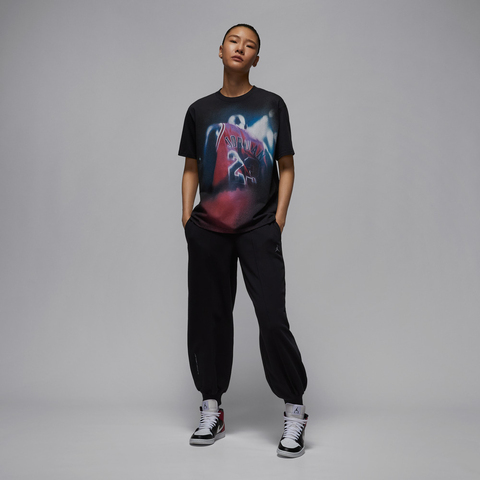 NIKE耐克2025女子AS W J SPT DF SS GFX MJ TEE针织无领短TIB1964-010