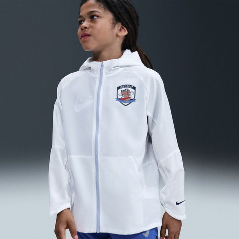 NIKE耐克2025大童K NK DF UV WOVEN JKT GCEL梭织连帽外套II0478-100