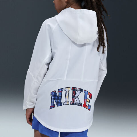 NIKE耐克2025大童K NK DF UV WOVEN JKT GCEL梭织连帽外套II0478-100