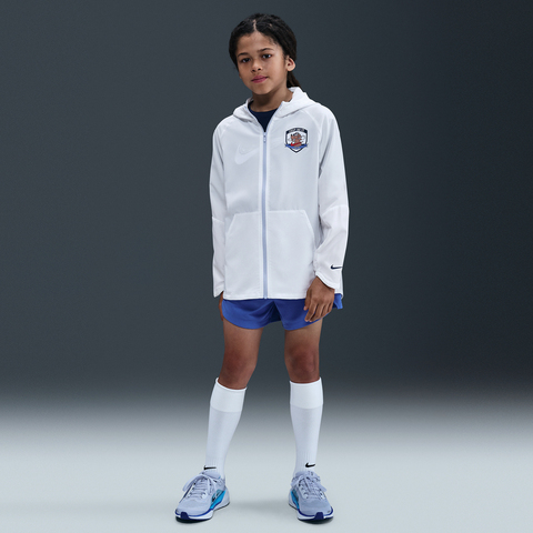 NIKE耐克2025大童K NK DF UV WOVEN JKT GCEL梭织连帽外套II0478-100