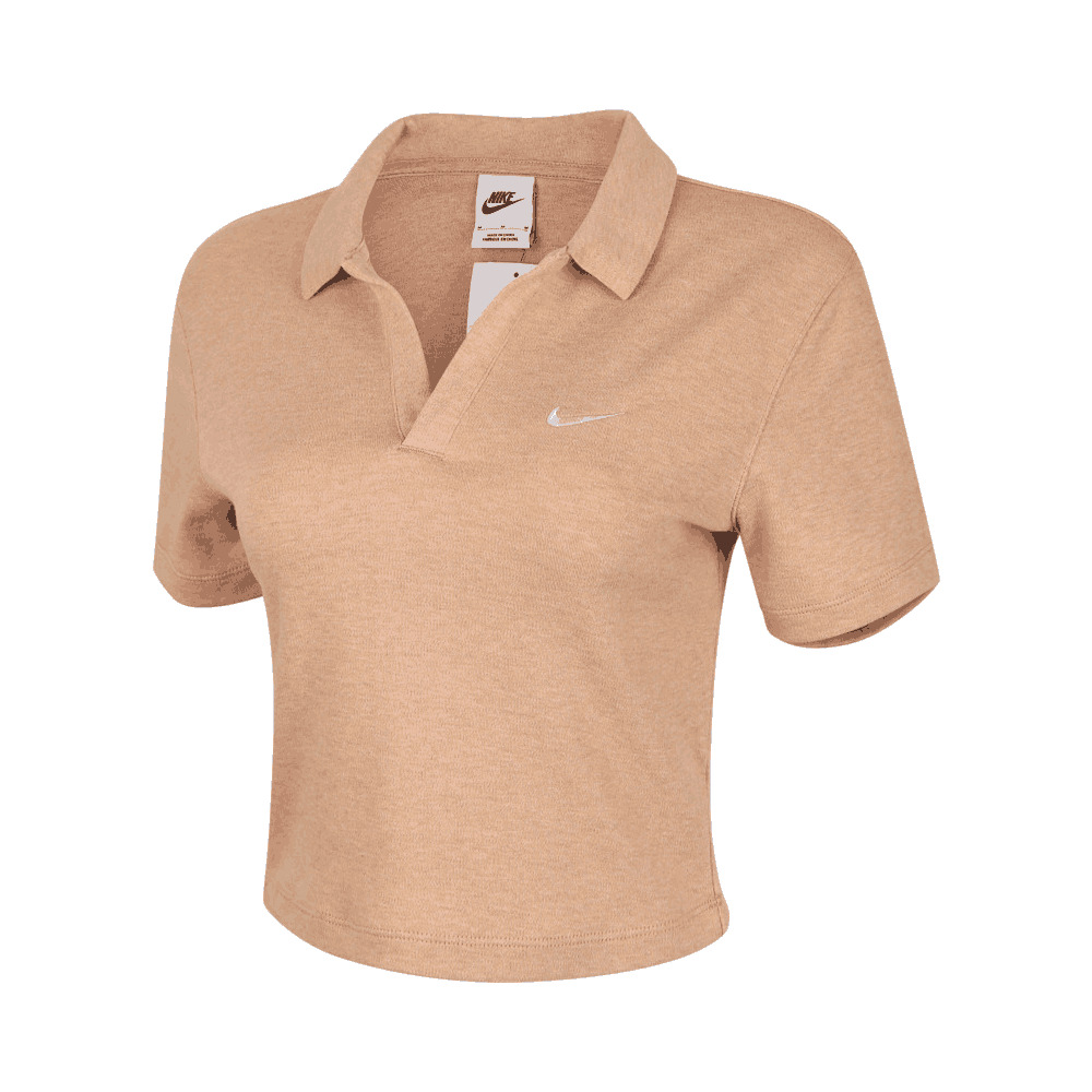 NIKE耐克2025女子AS W NSW ESSNTL SS POLO CRP TO针织有领短TDV7885-688