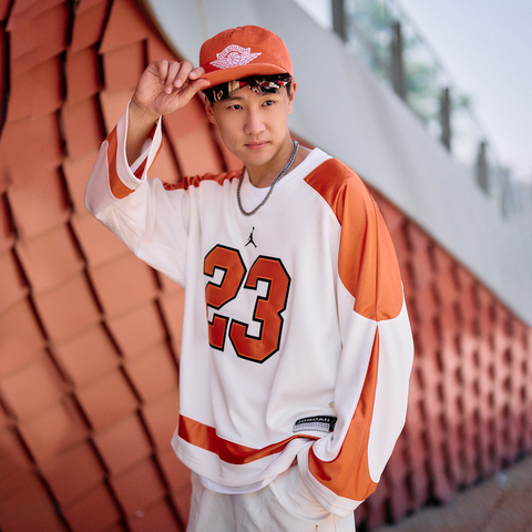 NIKE耐克2025男子AS M J BRK CLGTE HOCKEY JSY针织无领长THV0110-133