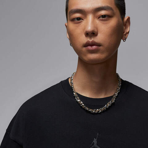 NIKE耐克2025男子AS M J FLT ESS OVSZ SS CREW针织无领短TIB7346-010