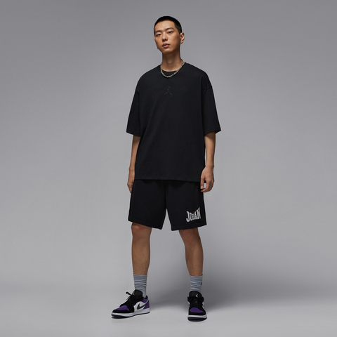 NIKE耐克2025男子AS M J FLT ESS OVSZ SS CREW针织无领短TIB7346-010