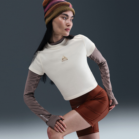 NIKE耐克2025女子AS W ACG DF BABY LUNGS SS针织无领短THM6085-110