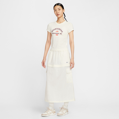 NIKE耐克2025女子AS W NSW PHOENIX SS SLIM TEE针织无领短THV4975-110