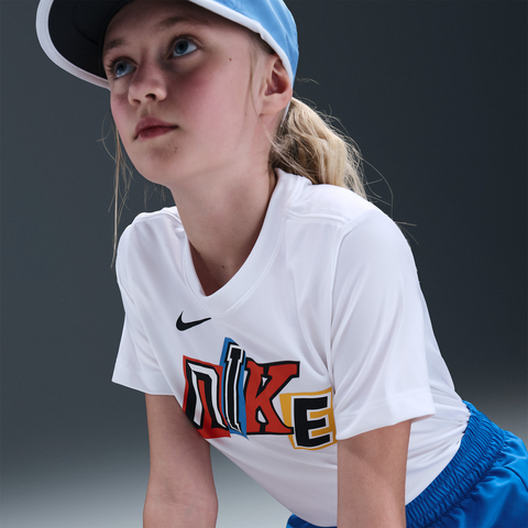 NIKE耐克2025大童K NK DF RFS TEE GCEL针织无领短TIM3396-100