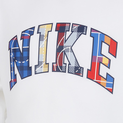 NIKE耐克2025大童K NSW FLC CREW SA GCEL针织无帽卫衣IM3392-100