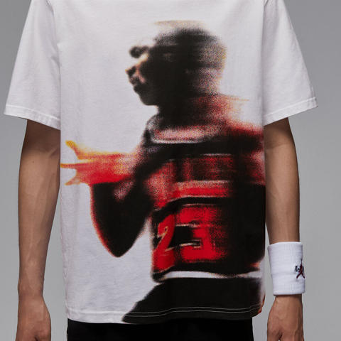 NIKE耐克2025男子AS M J DF SPRT GFX SS CREW针织无领短THQ8967-100