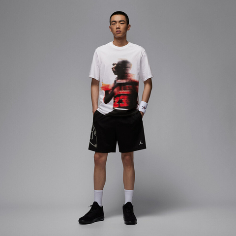 NIKE耐克2025男子AS M J DF SPRT GFX SS CREW针织无领短THQ8967-100