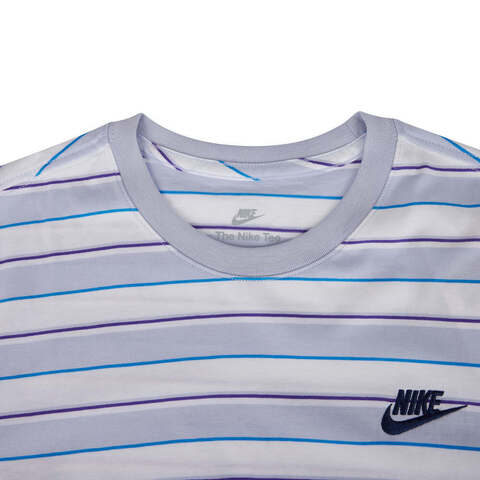 NIKE耐克2025男子AS M NSW TEE CLUB STRIPE SP25针织无领短THJ0551-101