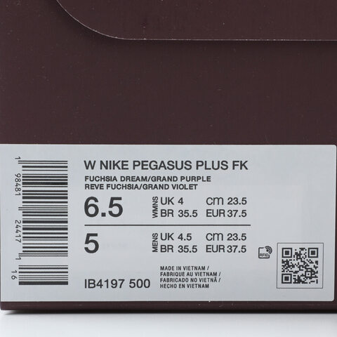 NIKE耐克2025女子W NIKE PEGASUS PLUS FK跑步IB4197-500
