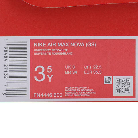 NIKE耐克2025大童NIKE AIR MAX NOVA (GS)儿童FN4446-600