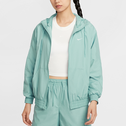 NIKE耐克2025女子AS W NSW ESSNTL UV WVN JKT HD梭织连帽外套FV6299-017
