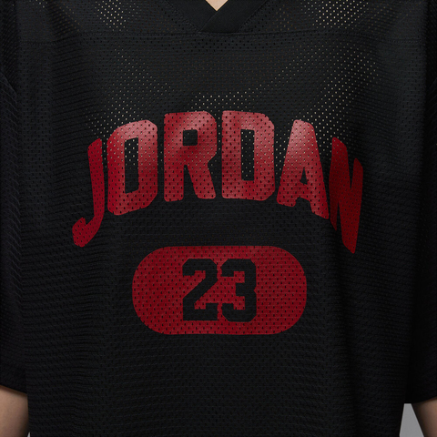 NIKE耐克2025女子AS W J BRK SS MESH JRSY TOP针织无领短THQ9223-010