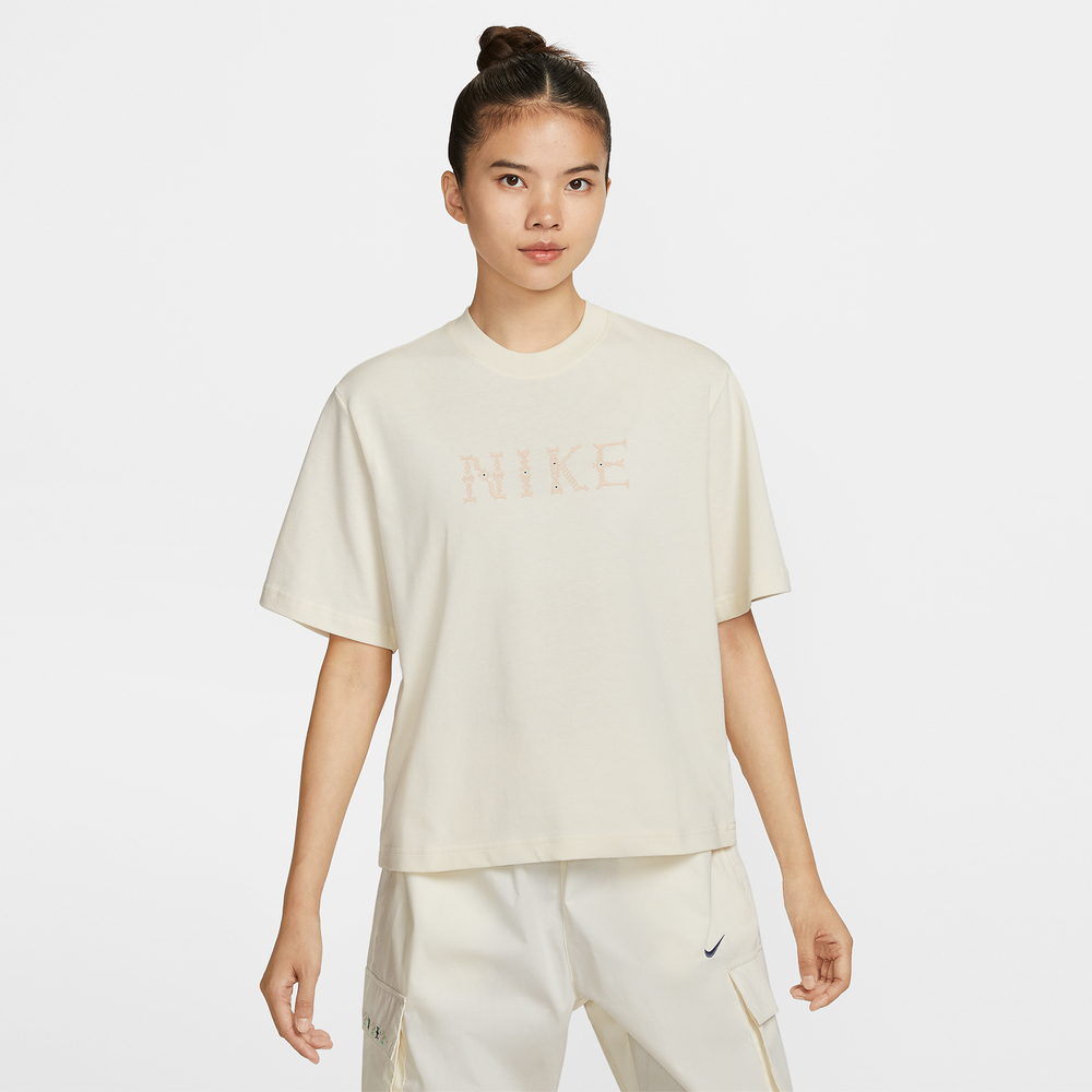 NIKE耐克2025女子AS W NSW SS TEE BOXY BSB GCEL针织无领短TII0446-047