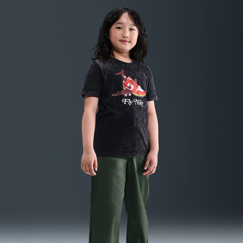 NIKE耐克2025大童K NSW TEE FLY DUNK针织无领短THV5208-010