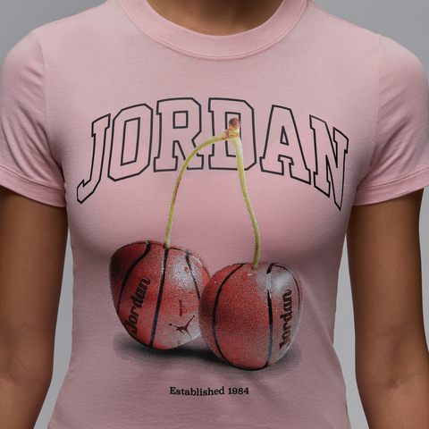 NIKE耐克2025女子AS W J BRK SS TMID GFX TEE BB针织无领短TIH2532-630