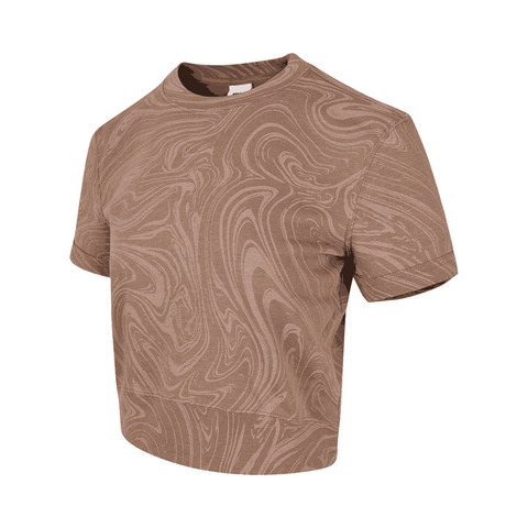 NIKE耐克2025女子AS W NSW NK CHILL FT AOP SS T针织无领短THV2398-214