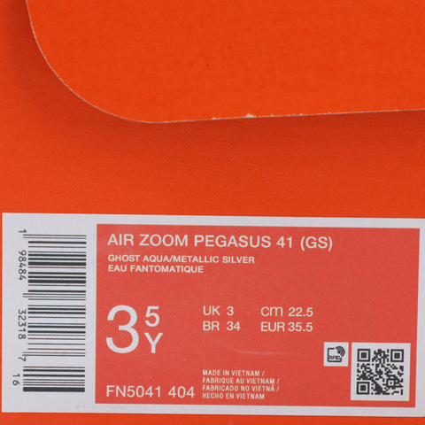 NIKE耐克2025大童AIR ZOOM PEGASUS 41 (GS)儿童FN5041-404