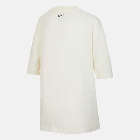 NIKE耐克2025女大童G NSW TEE SS OS GCEL针织无领短TII0469-047