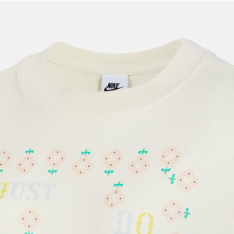 NIKE耐克2025女大童G NSW TEE SS OS GCEL针织无领短TII0469-047